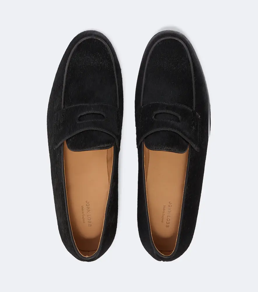 John Lobb Lopez calf hair penny loafers | Thumbnail 2 John Lobb Lopez calf hair penny loafers | Thumbnail 2
