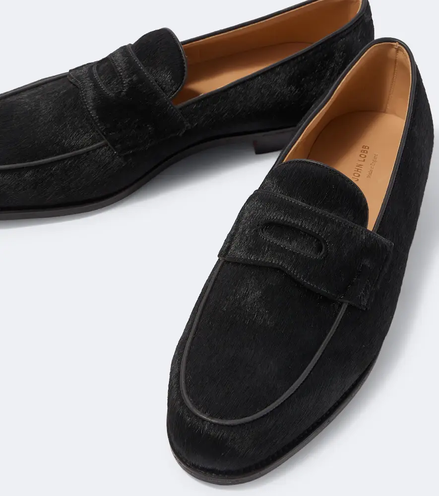 John Lobb Lopez calf hair penny loafers | Thumbnail 4 John Lobb Lopez calf hair penny loafers | Thumbnail 4