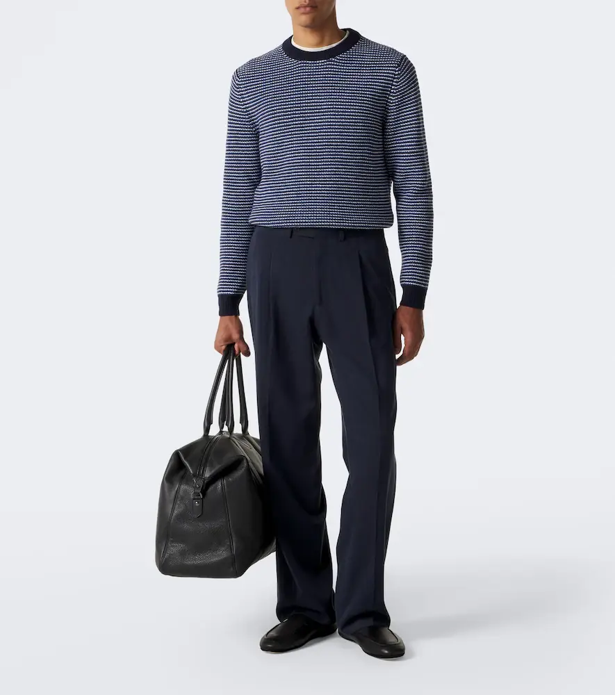 Lardini Striped wool and cashmere sweater | Thumbnail 2