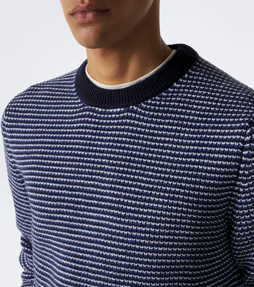 Lardini Striped wool and cashmere sweater | Thumbnail 3