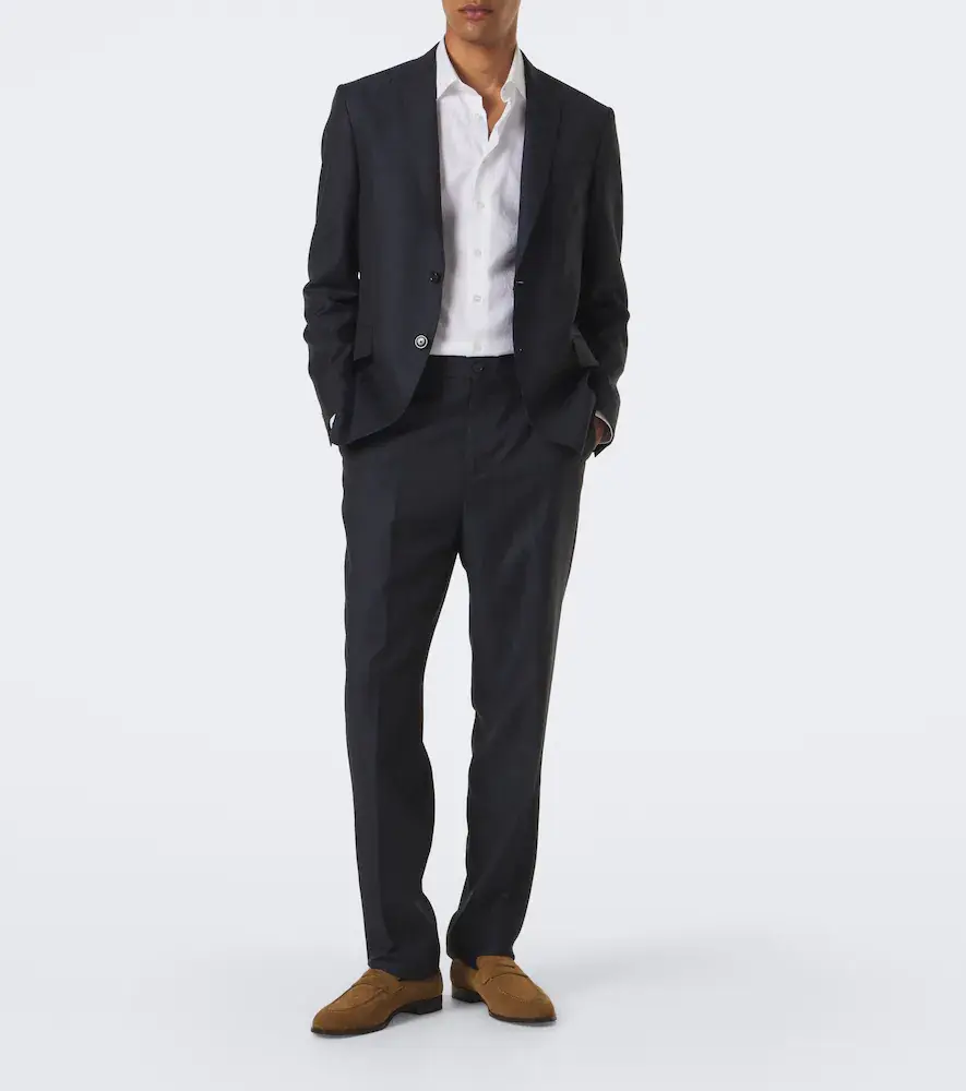 Etro Jacquard virgin wool straight pants | Thumbnail 4 Etro Jacquard virgin wool straight pants | Thumbnail 4