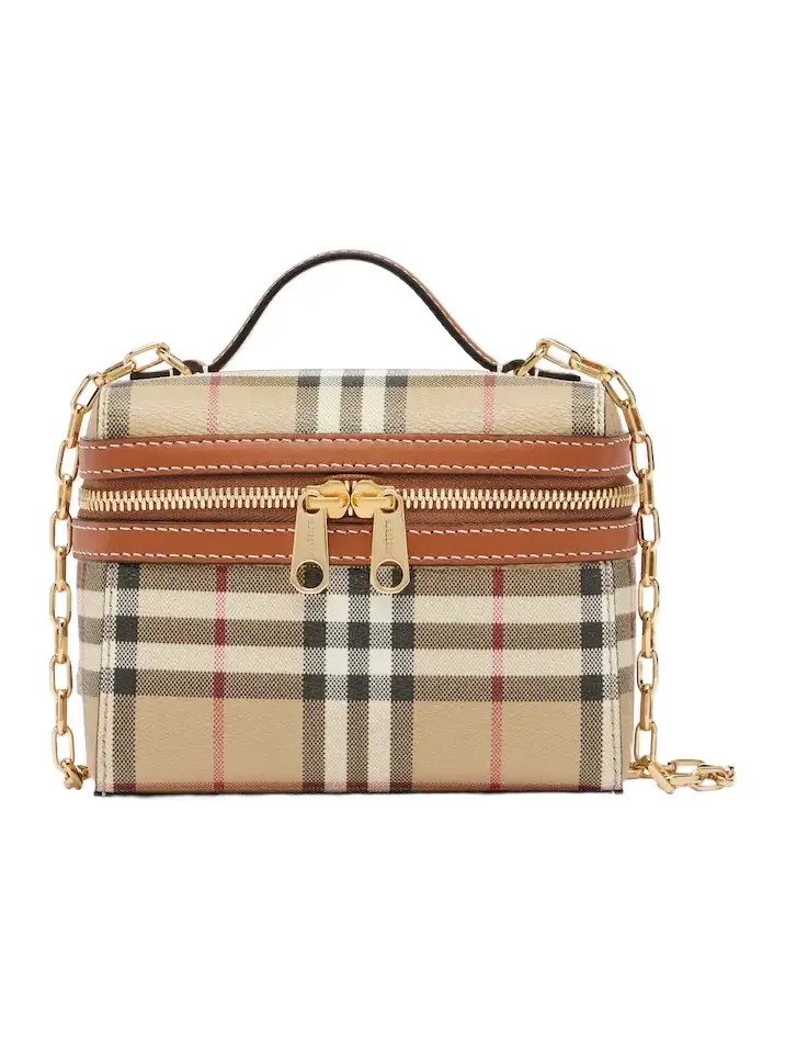 Check mini vanity bag Check mini vanity bag