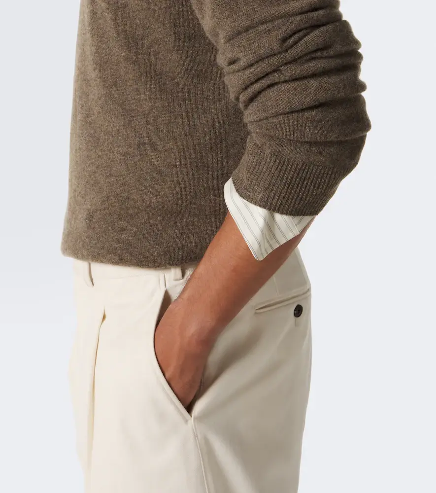 Le Kasha Crete cashmere polo sweater | Thumbnail 3