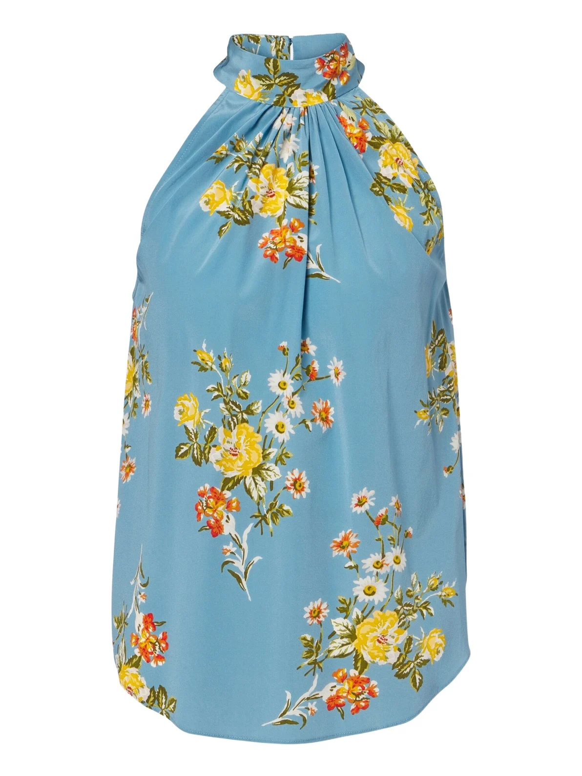 Kovi floral halterneck silk-blend top Kovi floral halterneck silk-blend top