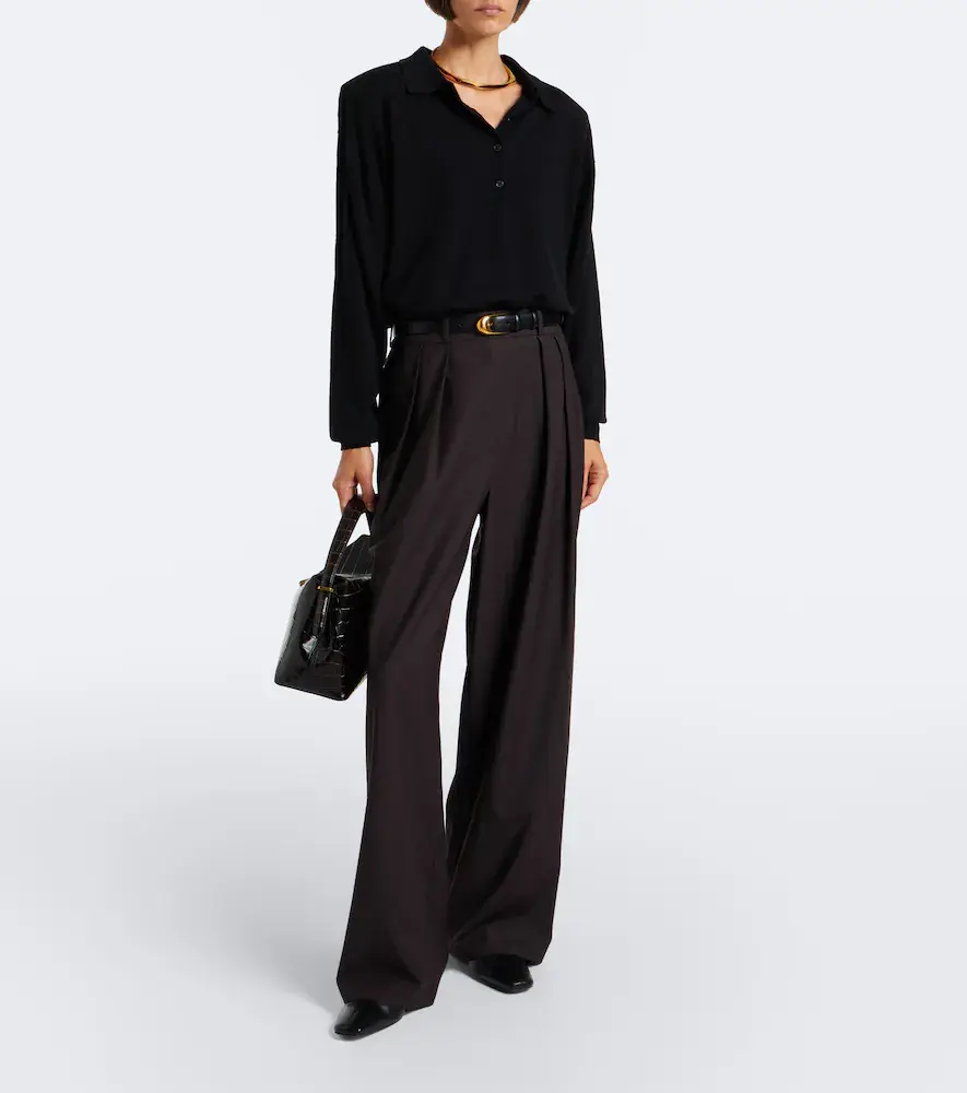 The Frankie Shop Ripley pleated wide-leg pants | Thumbnail 4 The Frankie Shop Ripley pleated wide-leg pants | Thumbnail 4