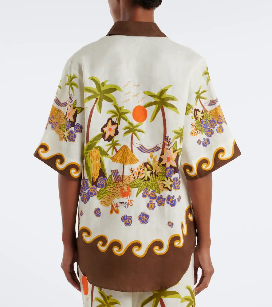 ALÉMAIS Alémais Island Cove linen shirt | Thumbnail 2 ALÉMAIS Alémais Island Cove linen shirt | Thumbnail 2