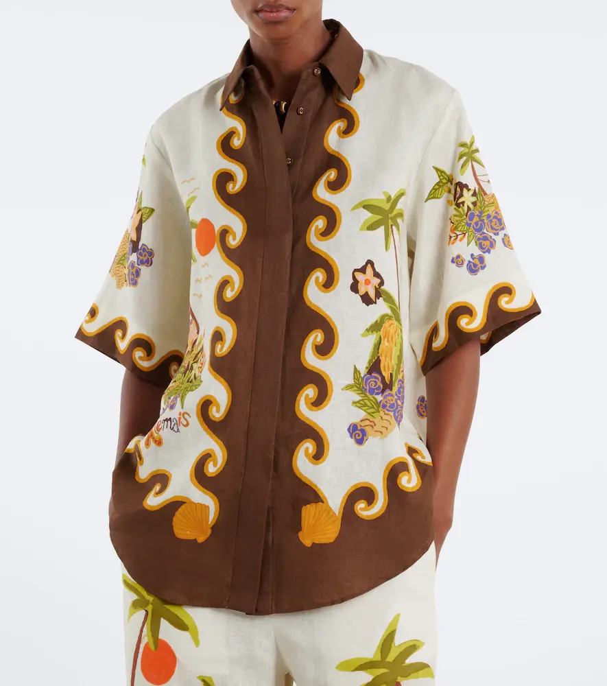 ALÉMAIS Alémais Island Cove linen shirt | Thumbnail 4 ALÉMAIS Alémais Island Cove linen shirt | Thumbnail 4