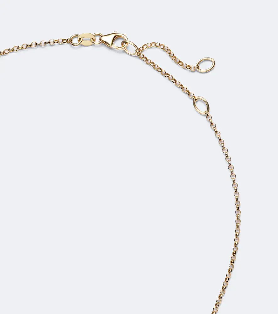 Foundrae Reverie 18kt gold pendant necklace with diamonds and topaz | Thumbnail 2 Foundrae Reverie 18kt gold pendant necklace with diamonds and topaz | Thumbnail 2