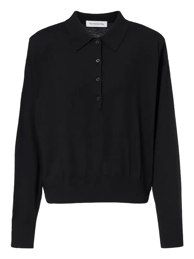 Croydon wool-blend polo sweater