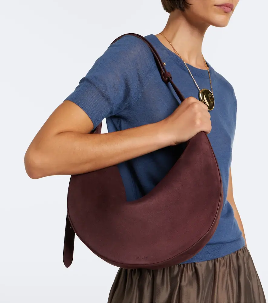 Joseph Bean Large suede shoulder bag | Thumbnail 6