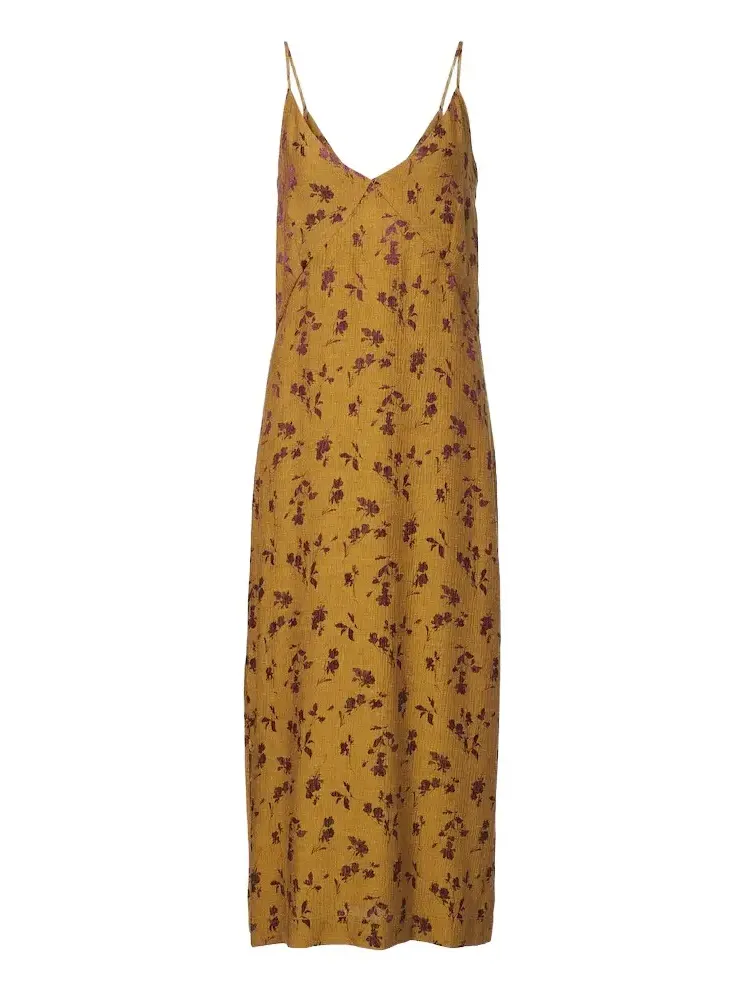 Dries Van Noten Floral jacquard satin slip dress