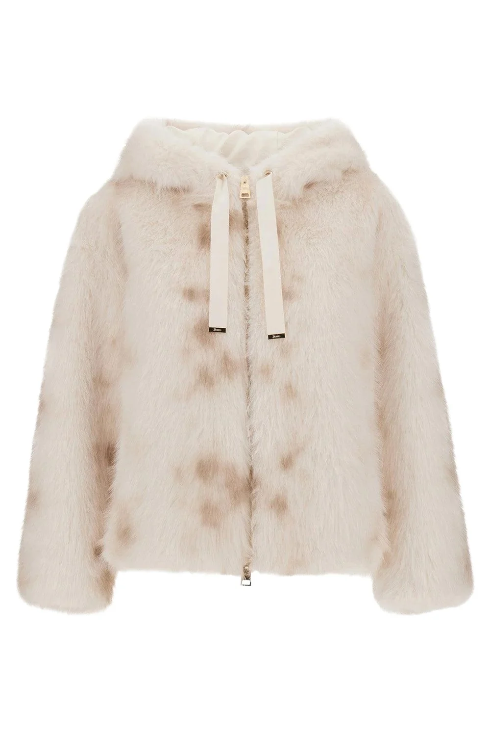 Faux Lynx Fur Hooded Jacket Faux Lynx Fur Hooded Jacket