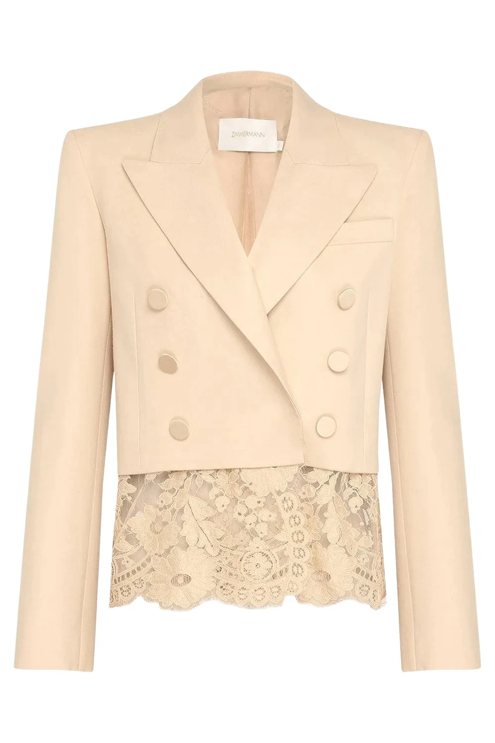 Valiant Lace Cropped Blazer Valiant Lace Cropped Blazer