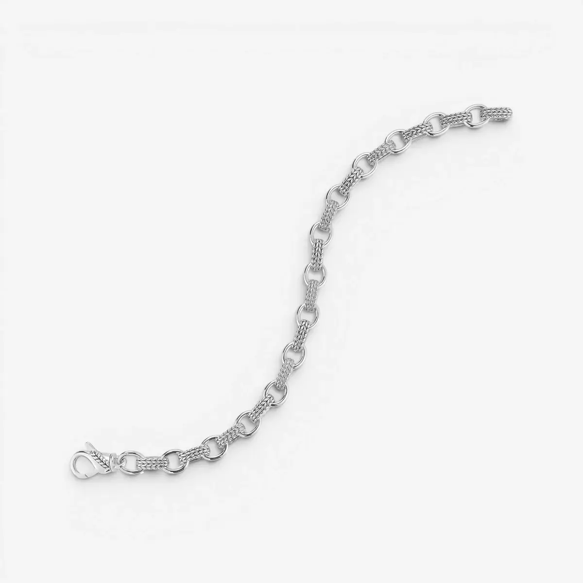 JAI JAI Sterling Silver Textured Men's Link Bracelet JJH3040MB - S by The Solist | Thumbnail 2 JAI JAI Sterling Silver Textured Men's Link Bracelet JJH3040MB - S by The Solist | Thumbnail 2