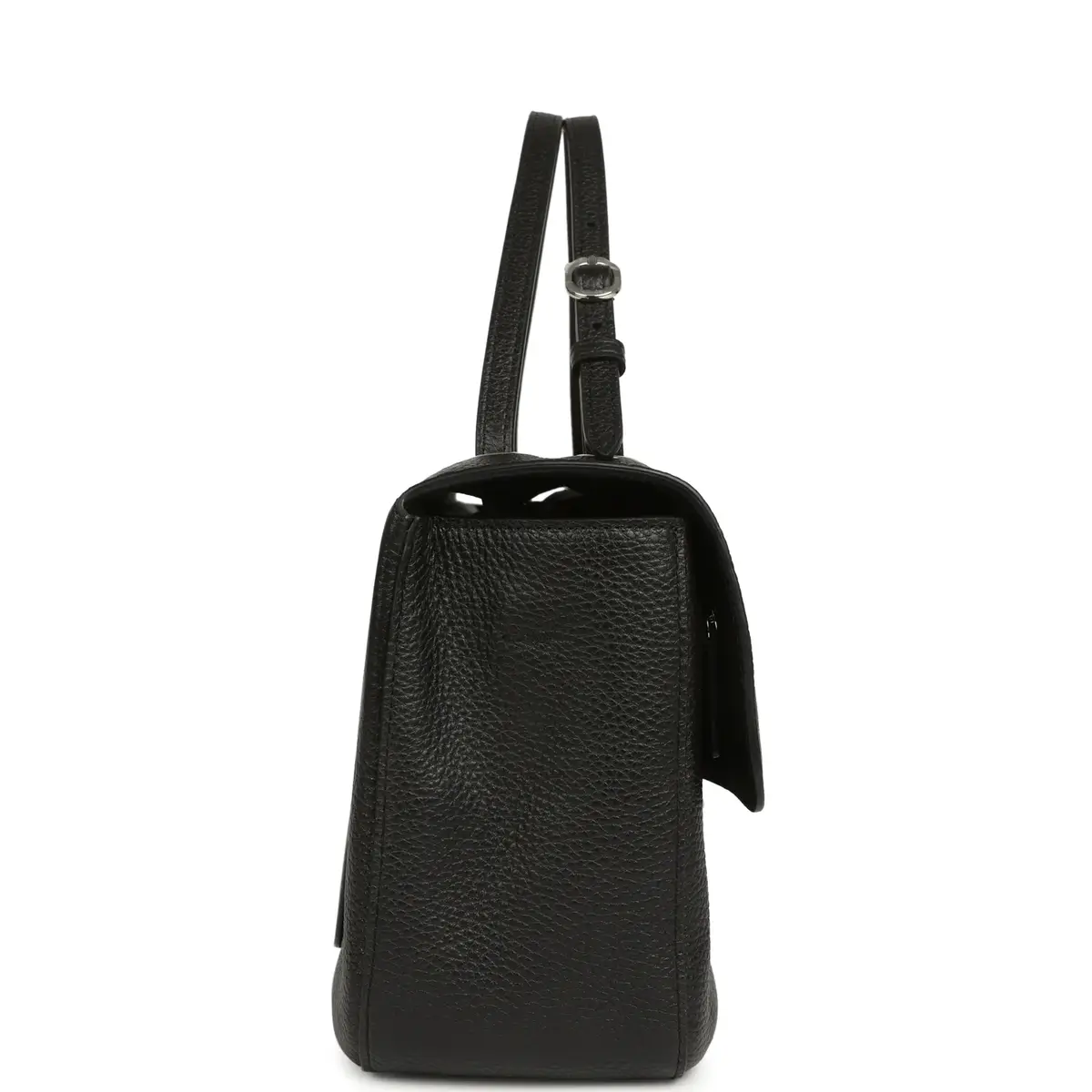 Chanel Chanel Maxi "Souplissimo" Small Flap Bag Black Grained Calfskin Silver Hardware | Thumbnail 3 Chanel Chanel Maxi "Souplissimo" Small Flap Bag Black Grained Calfskin Silver Hardware | Thumbnail 3