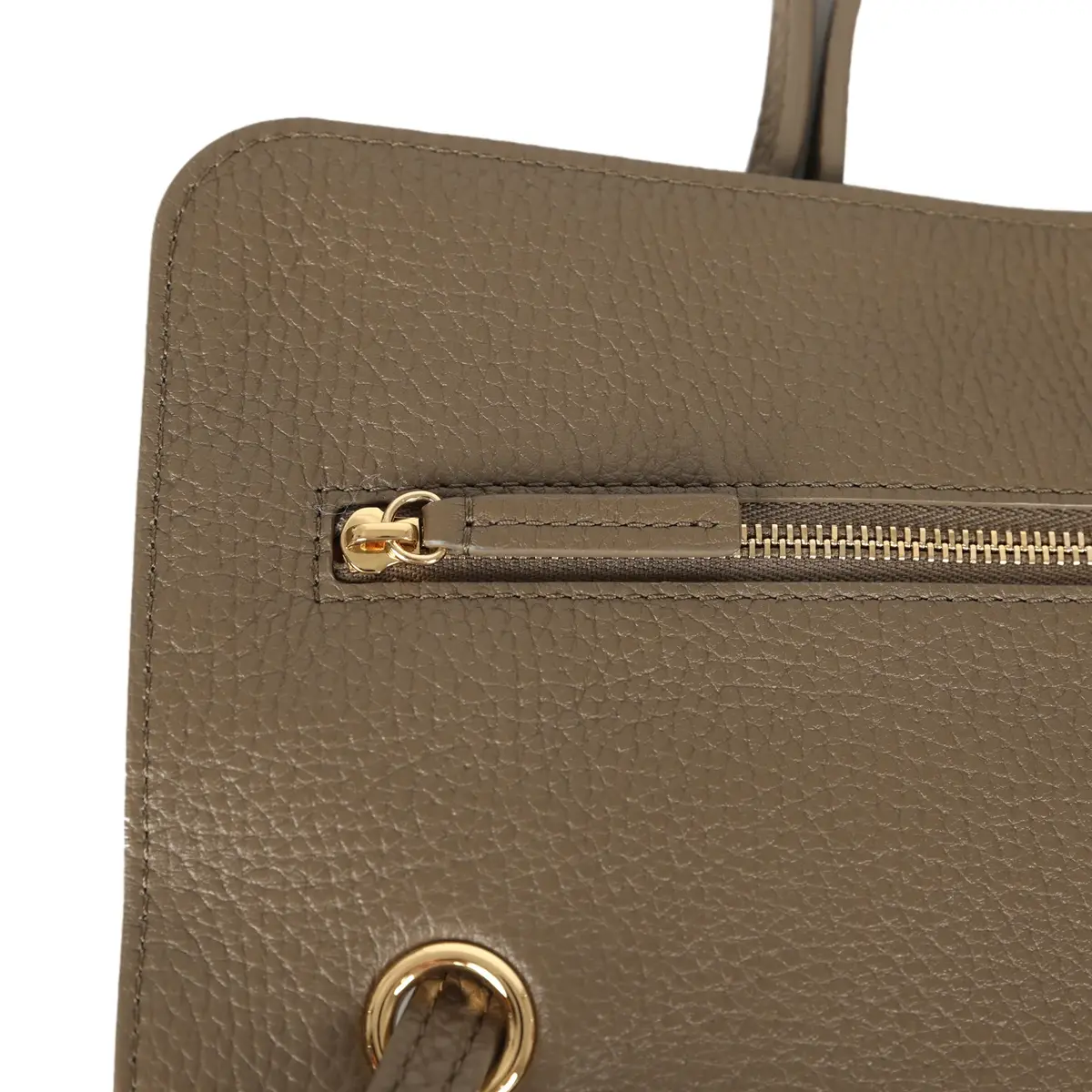 Chanel Chanel Maxi "Souplissimo" Small Flap Bag Brown Grained Calfskin Gold Hardware | Thumbnail 8