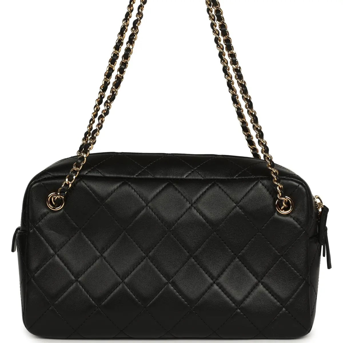 Chanel Chanel Small "Camerissimo" Camera Case Black Lambskin Gold Hardware | Thumbnail 4