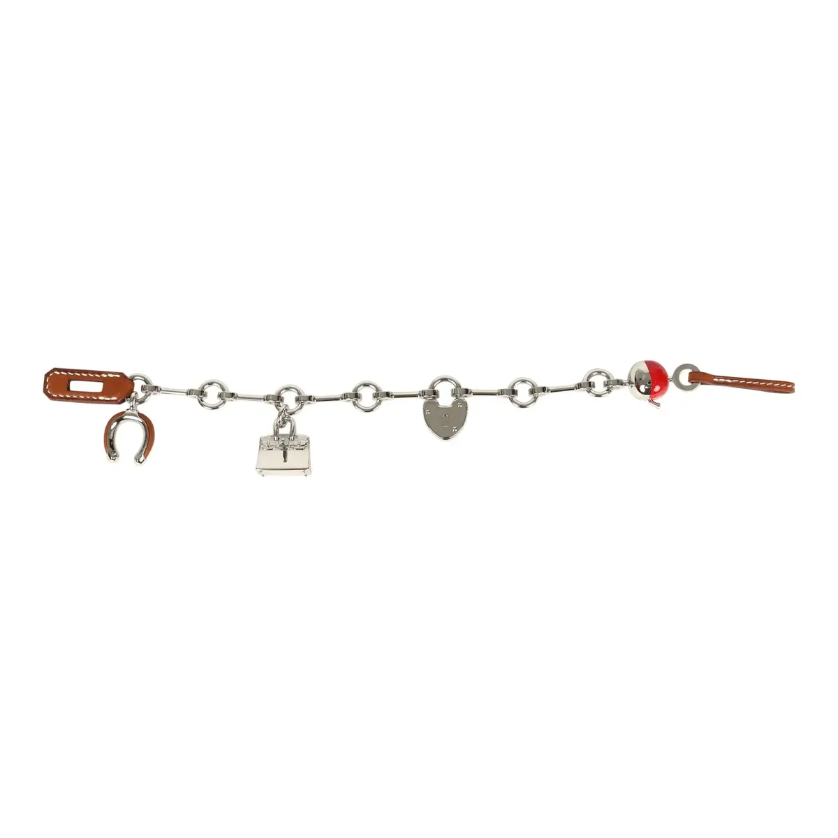HERMÈS Hermes Bijou De Sac Charm Fauve Barenia Palladium Hardware | Thumbnail 2 HERMÈS Hermes Bijou De Sac Charm Fauve Barenia Palladium Hardware | Thumbnail 2