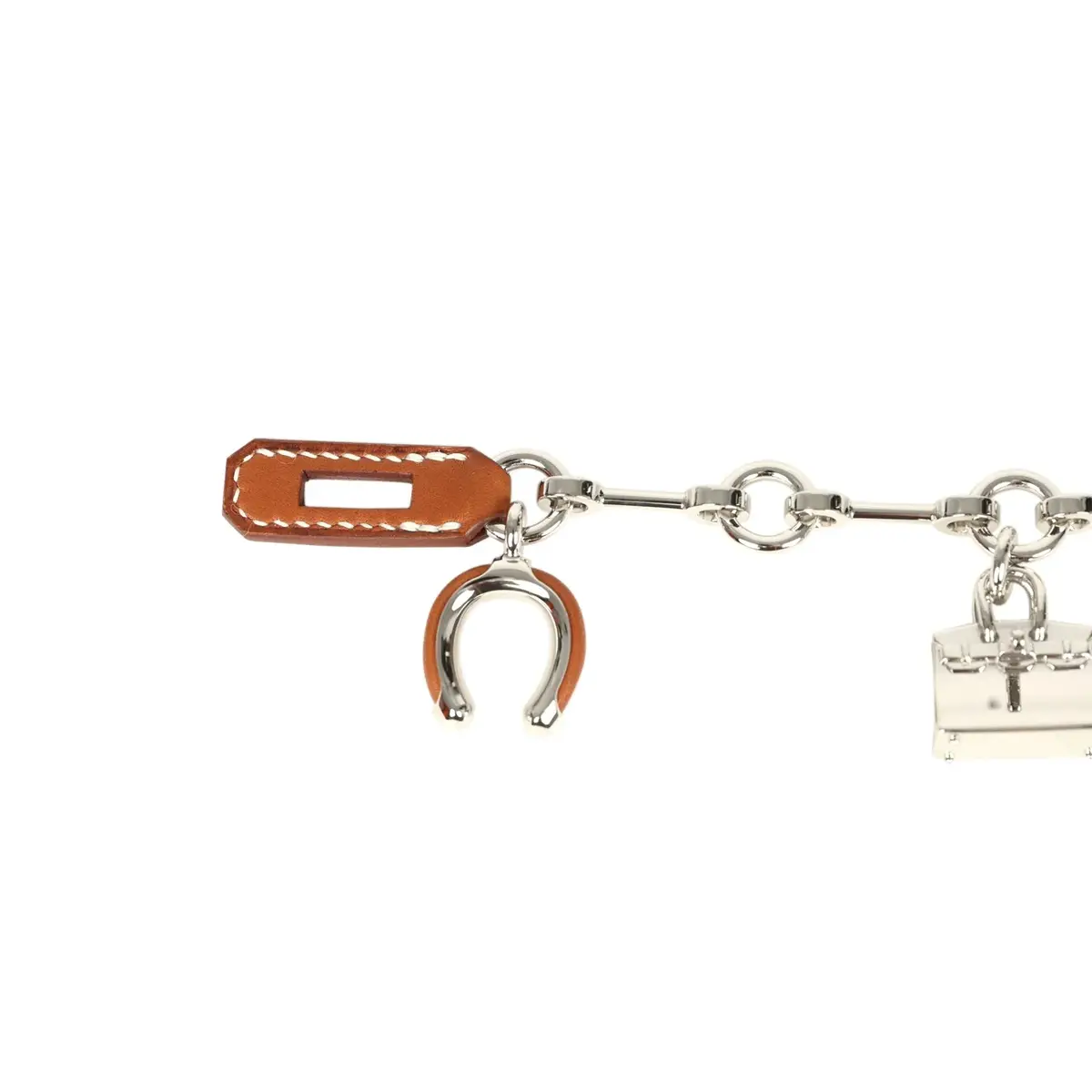 HERMÈS Hermes Bijou De Sac Charm Fauve Barenia Palladium Hardware | Thumbnail 3 HERMÈS Hermes Bijou De Sac Charm Fauve Barenia Palladium Hardware | Thumbnail 3