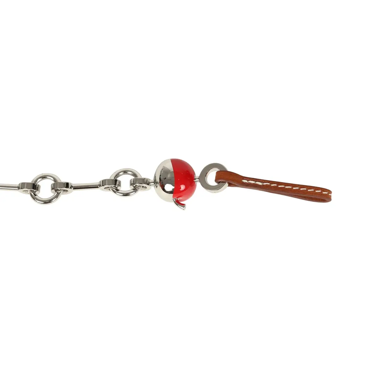 HERMÈS Hermes Bijou De Sac Charm Fauve Barenia Palladium Hardware | Thumbnail 6 HERMÈS Hermes Bijou De Sac Charm Fauve Barenia Palladium Hardware | Thumbnail 6
