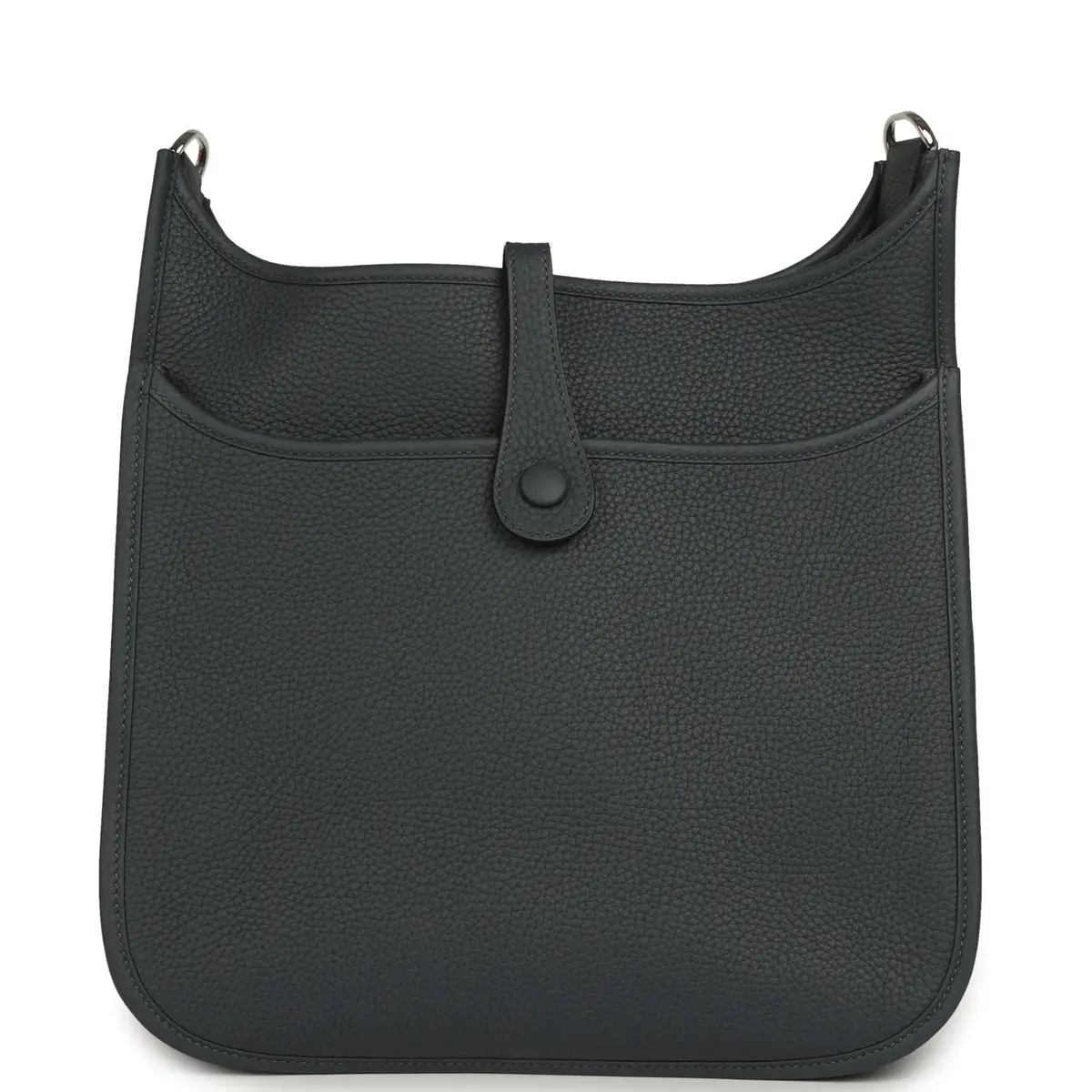 HERMÈS Hermes Evelyne PM Gris Misty Clemence Palladium Hardware | Thumbnail 4 HERMÈS Hermes Evelyne PM Gris Misty Clemence Palladium Hardware | Thumbnail 4