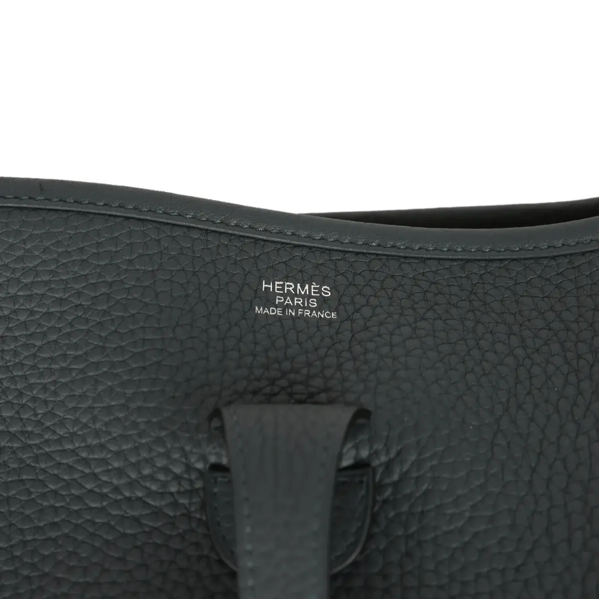 HERMÈS Hermes Evelyne PM Gris Misty Clemence Palladium Hardware | Thumbnail 7 HERMÈS Hermes Evelyne PM Gris Misty Clemence Palladium Hardware | Thumbnail 7