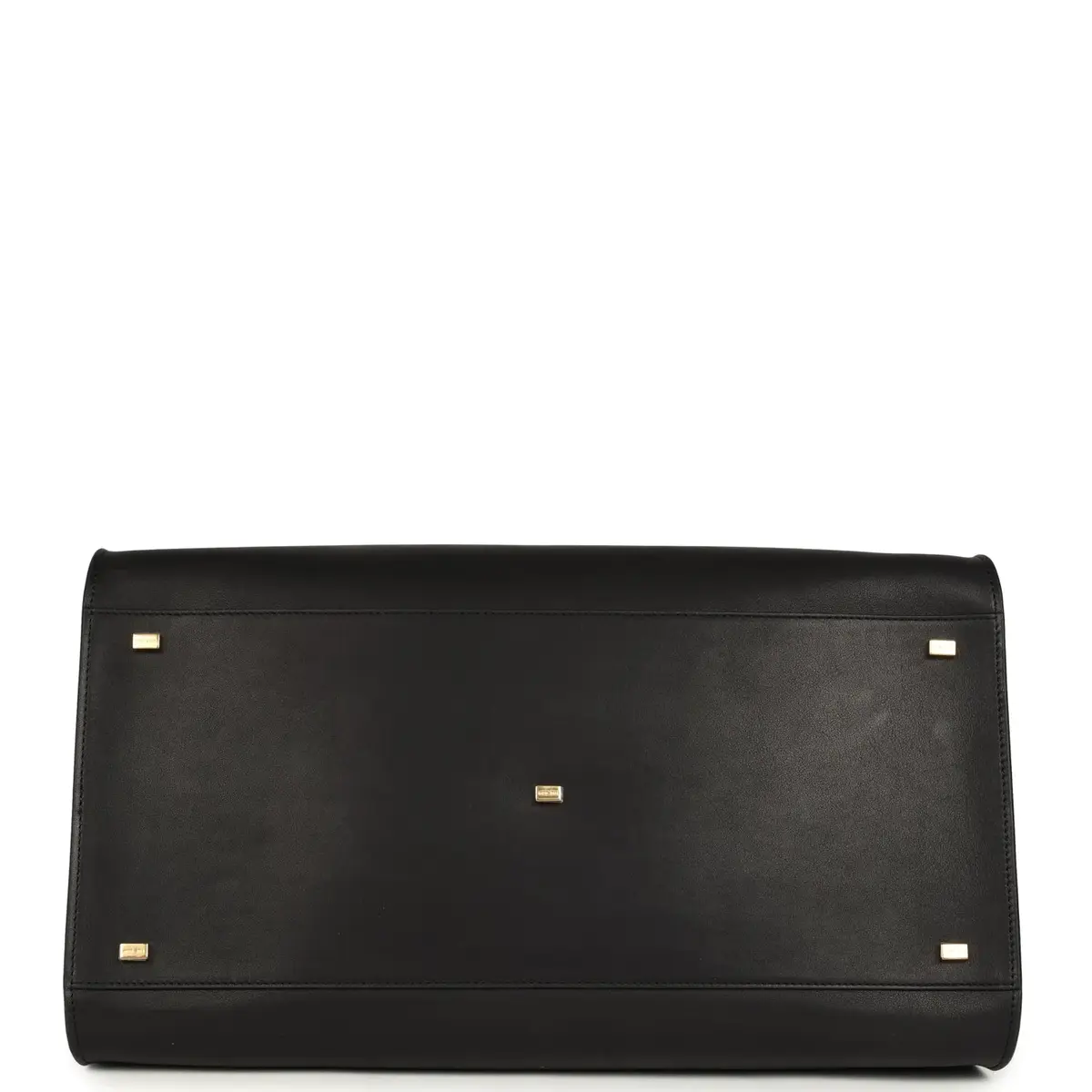 The Row The Row Soft Margaux 17 Bag Black Saddle Gold Hardware | Thumbnail 6