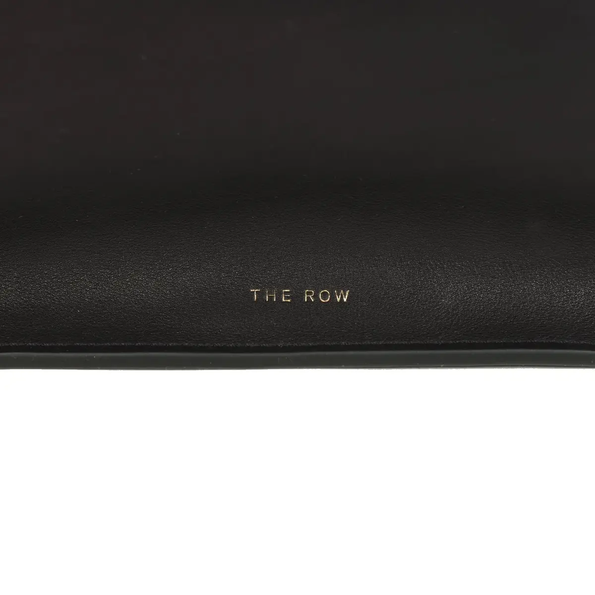 The Row The Row Soft Margaux 17 Bag Black Saddle Gold Hardware | Thumbnail 7