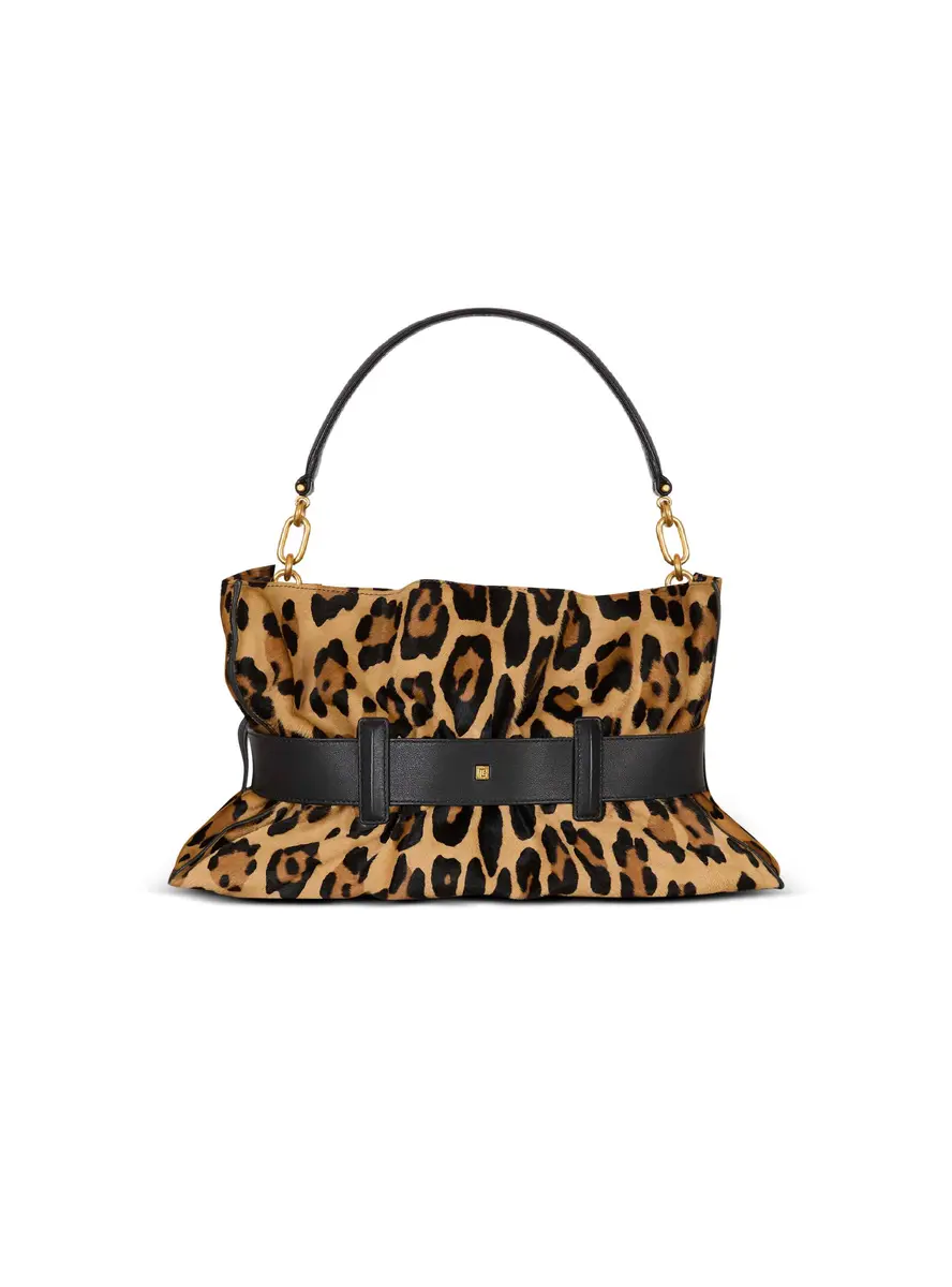 Balmain Anthem Medium ponyskin-style leopard print bag | Thumbnail 4 Balmain Anthem Medium ponyskin-style leopard print bag | Thumbnail 4