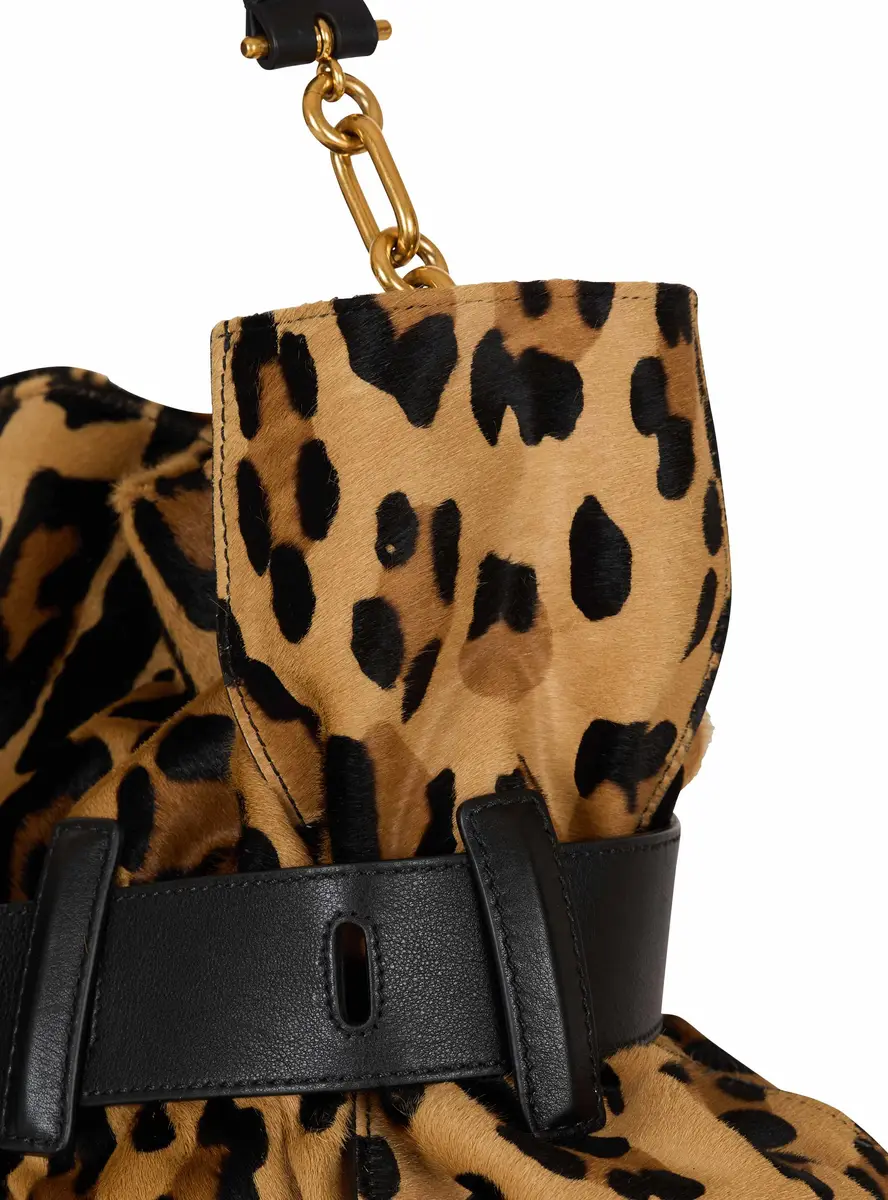 Balmain Anthem Medium ponyskin-style leopard print bag | Thumbnail 6 Balmain Anthem Medium ponyskin-style leopard print bag | Thumbnail 6