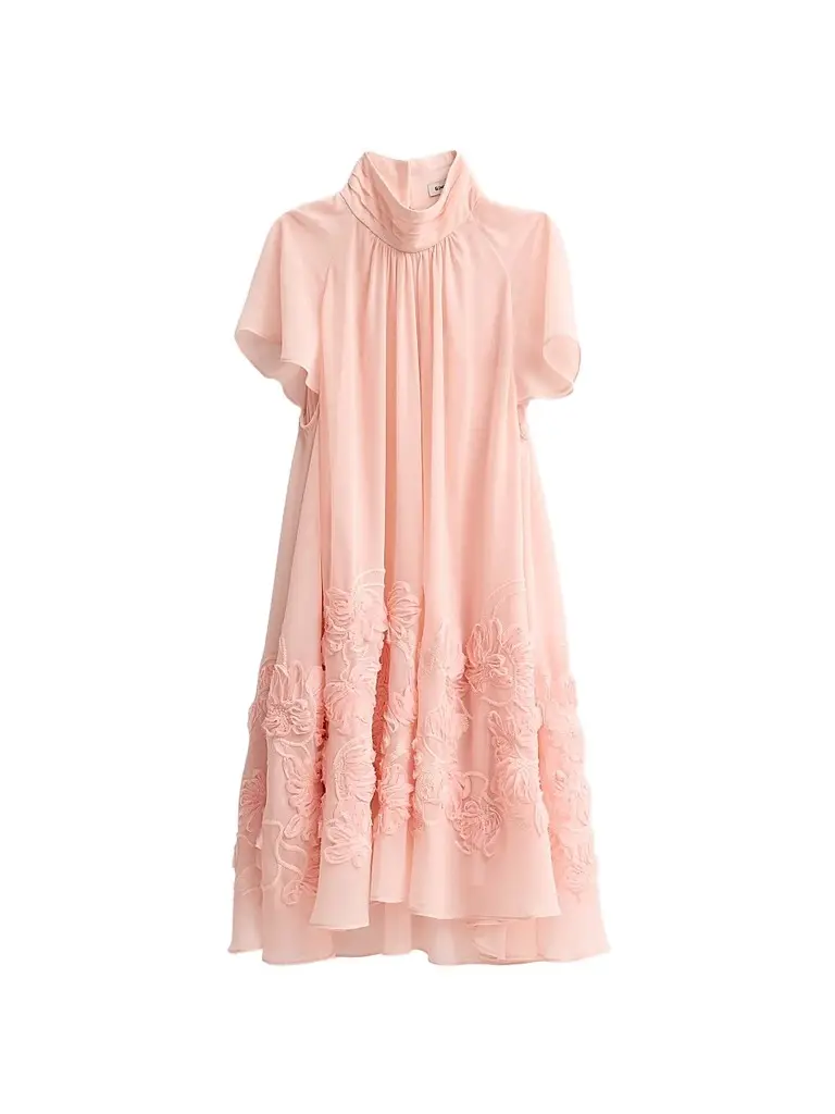 SIMKHAI Women's Aviel Floral Mini Dress - Bubblegum | Image 1 SIMKHAI Women's Aviel Floral Mini Dress - Bubblegum | Image 1