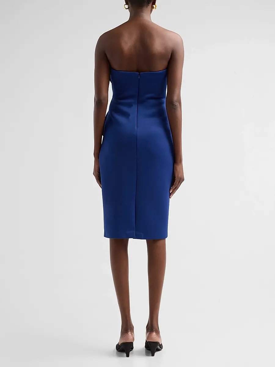 BADGLEY MISCHKA Women's Sculpted Bow Cocktail Dress | Thumbnail 3 BADGLEY MISCHKA Women's Sculpted Bow Cocktail Dress | Thumbnail 3