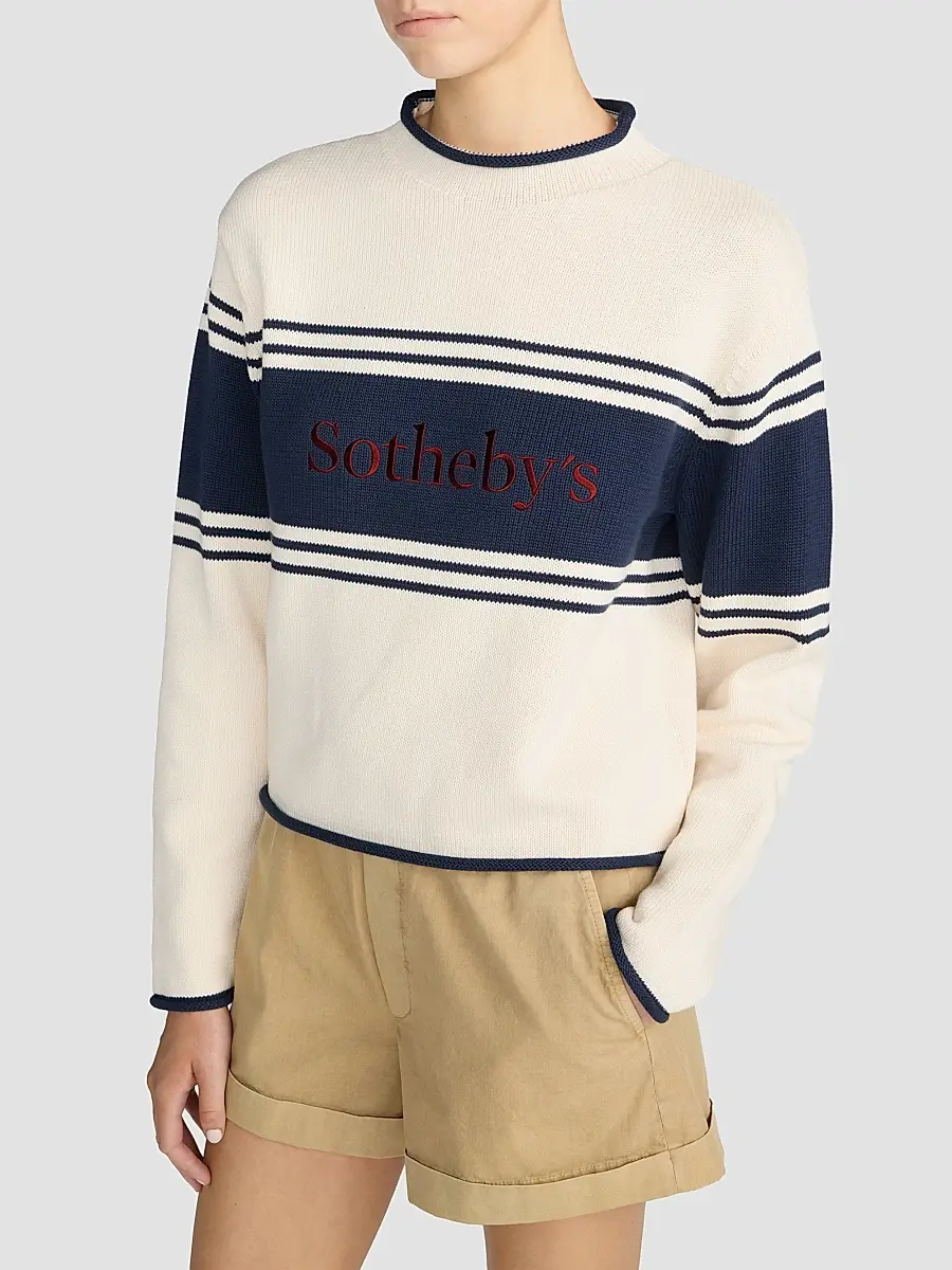 Frame Women's x Sotheby's Rolled Cotton Sweater | Thumbnail 7 Frame Women's x Sotheby's Rolled Cotton Sweater | Thumbnail 7