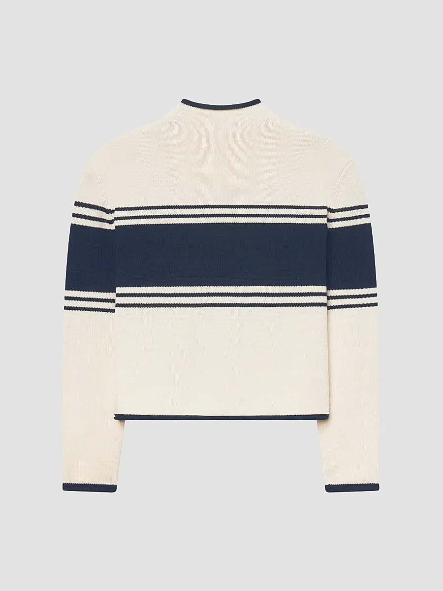 Frame Women's x Sotheby's Rolled Cotton Sweater | Thumbnail 8 Frame Women's x Sotheby's Rolled Cotton Sweater | Thumbnail 8