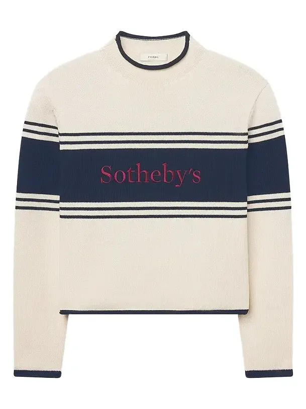 Women's x Sotheby's Rolled Cotton Sweater Women's x Sotheby's Rolled Cotton Sweater