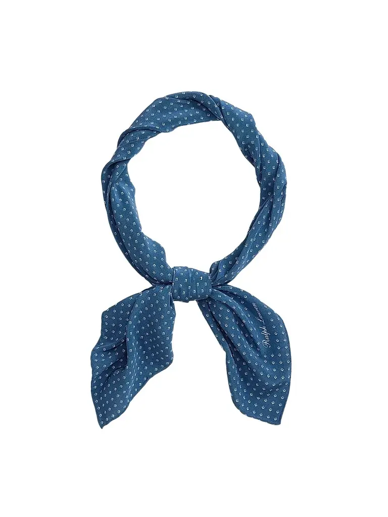 Ralph Lauren Purple Label Men's Micro-Geometric Neckerchief | Image 1 Ralph Lauren Purple Label Men's Micro-Geometric Neckerchief | Image 1