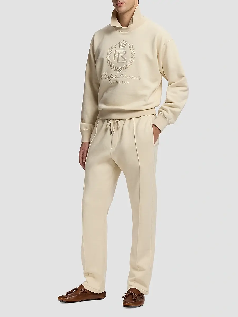 Ralph Lauren Purple Label Men's Silk-Blend Drawstring Joggers | Thumbnail 2 Ralph Lauren Purple Label Men's Silk-Blend Drawstring Joggers | Thumbnail 2