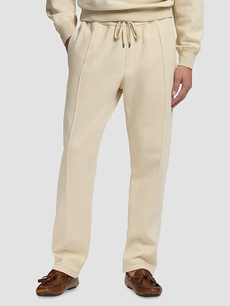 Ralph Lauren Purple Label Men's Silk-Blend Drawstring Joggers | Thumbnail 4 Ralph Lauren Purple Label Men's Silk-Blend Drawstring Joggers | Thumbnail 4