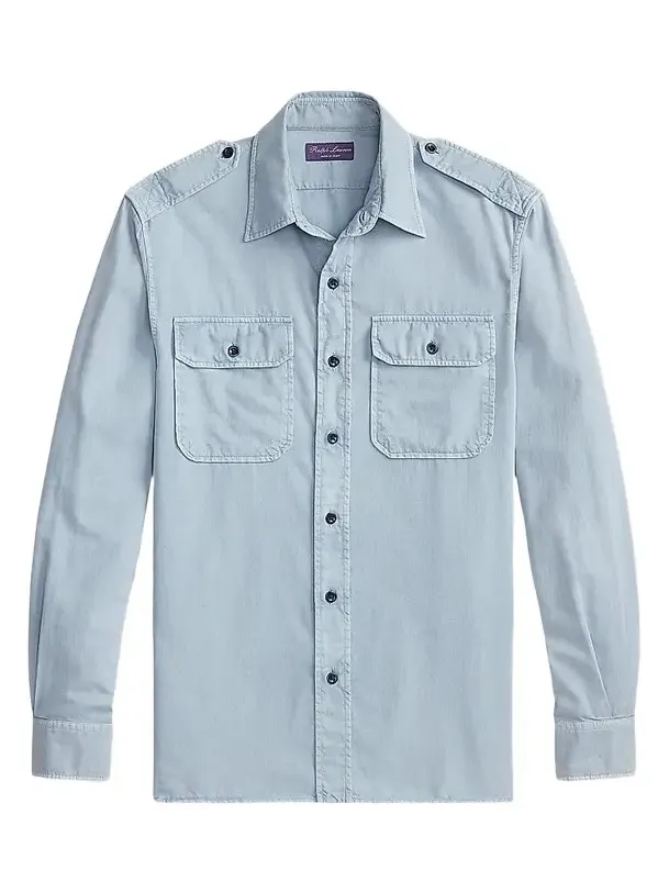 Men's Cotton Popllin Sport Shirt Men's Cotton Popllin Sport Shirt