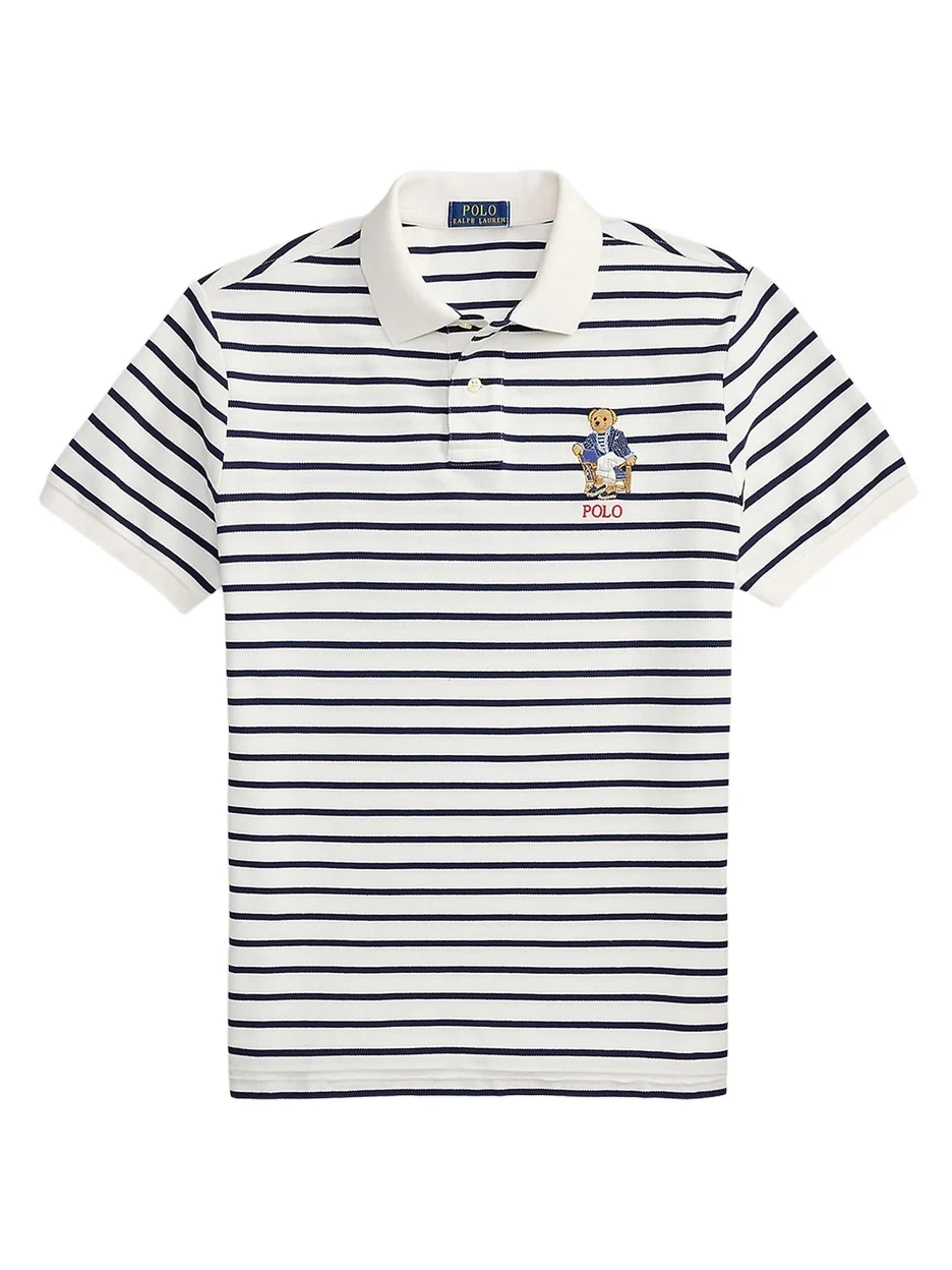 Men's Custom-Slim-Fit Polo Bear Polo Shirt