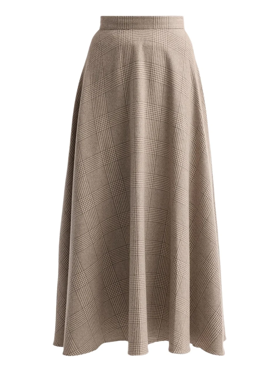 Women's Glen Check Wool Cashmere Tailoring Skirt