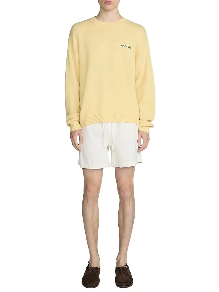 FRAME x Sotheby's Cashmere Sweater - Yellow | Image 1 FRAME x Sotheby's Cashmere Sweater - Yellow | Image 1