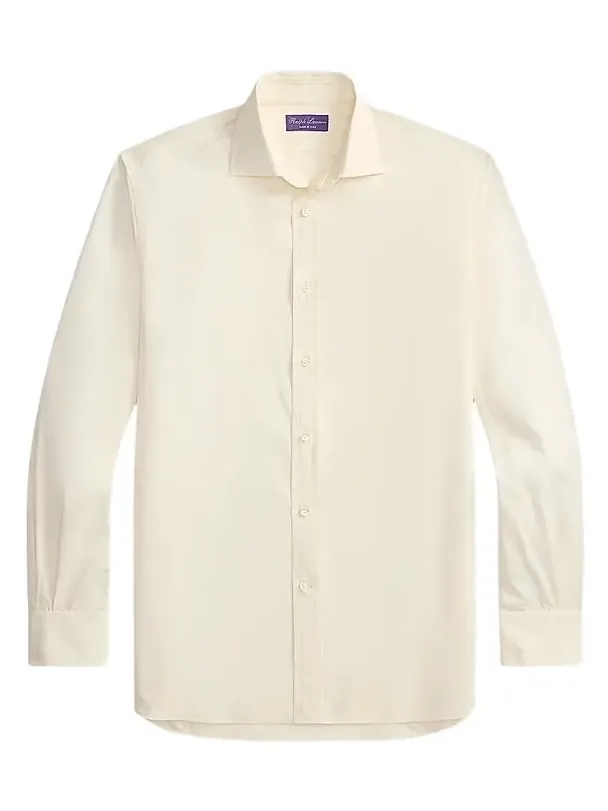 Men's Poplin Button-Front Shirt
