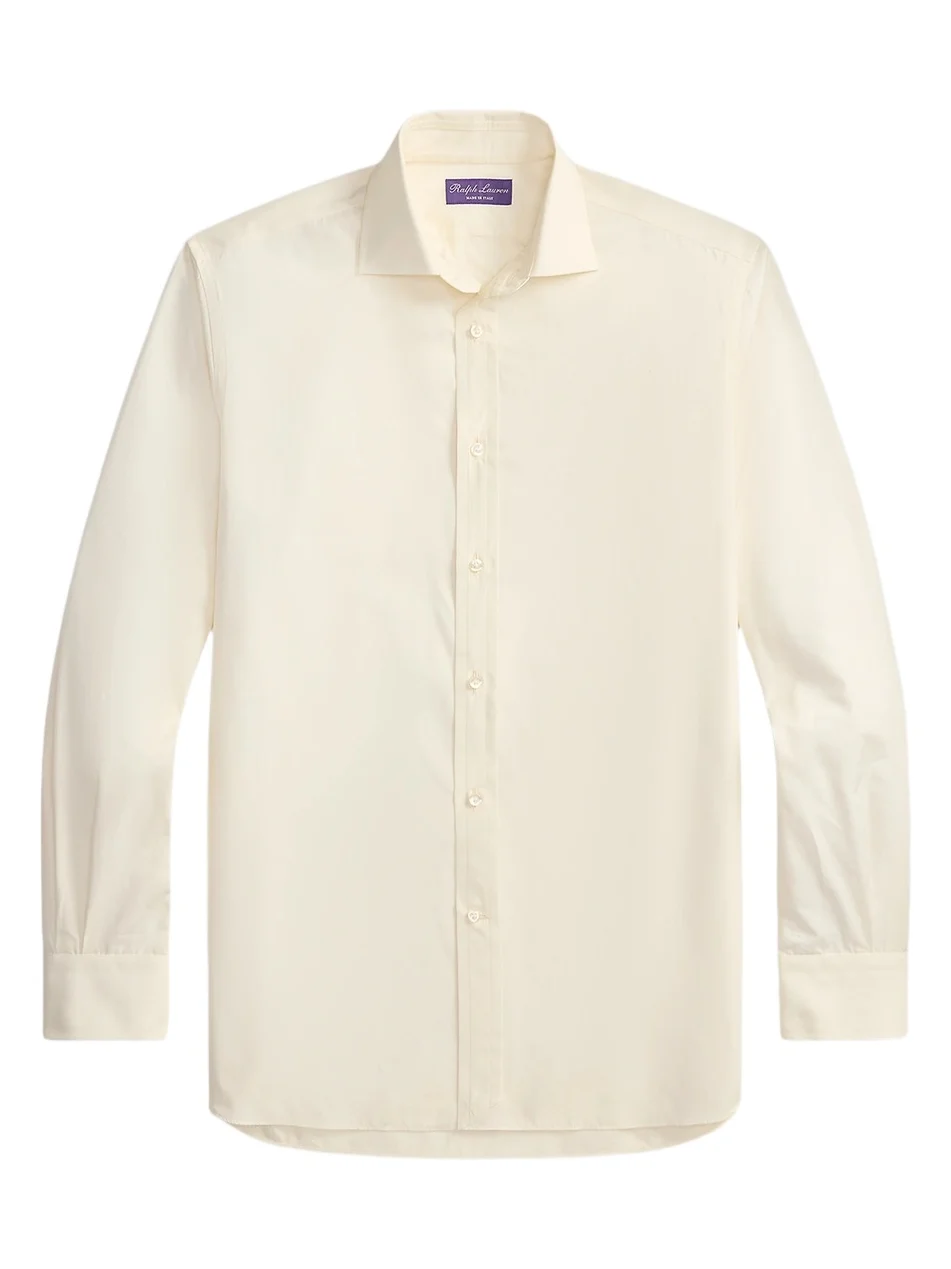 Men's Poplin Button-Front Shirt Men's Poplin Button-Front Shirt