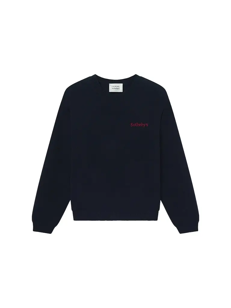 Frame x Sotheby's Cashmere Sweater - Navy | Image 1 Frame x Sotheby's Cashmere Sweater - Navy | Image 1