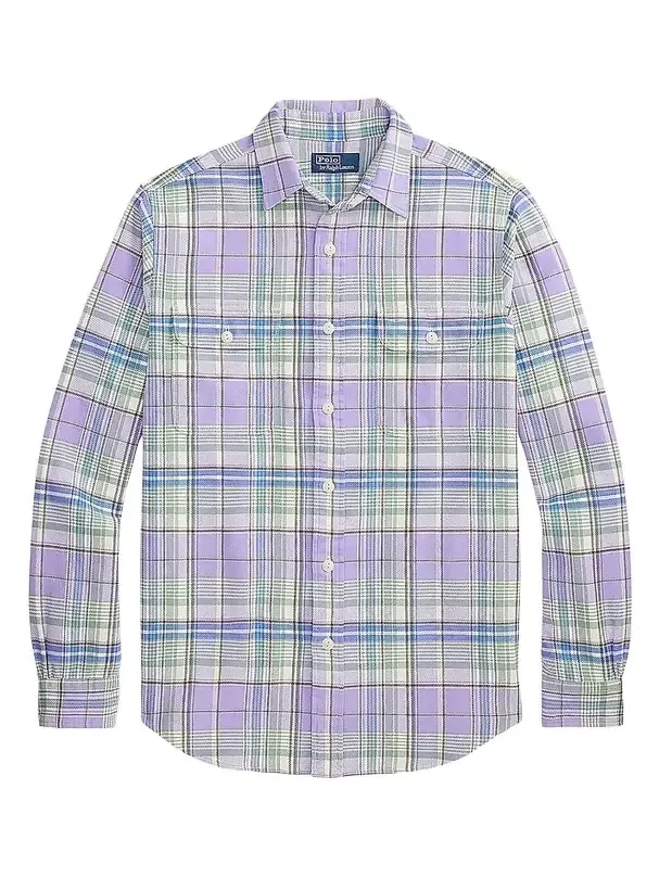 Men's Plaid Flannel Pocket Shirt