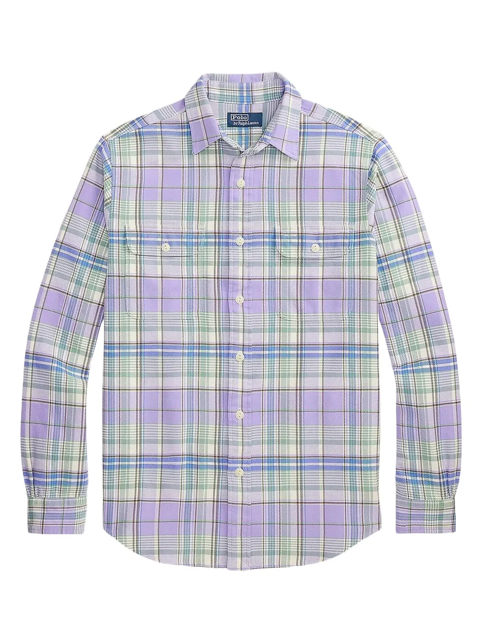 Men's Plaid Flannel Pocket Shirt Men's Plaid Flannel Pocket Shirt