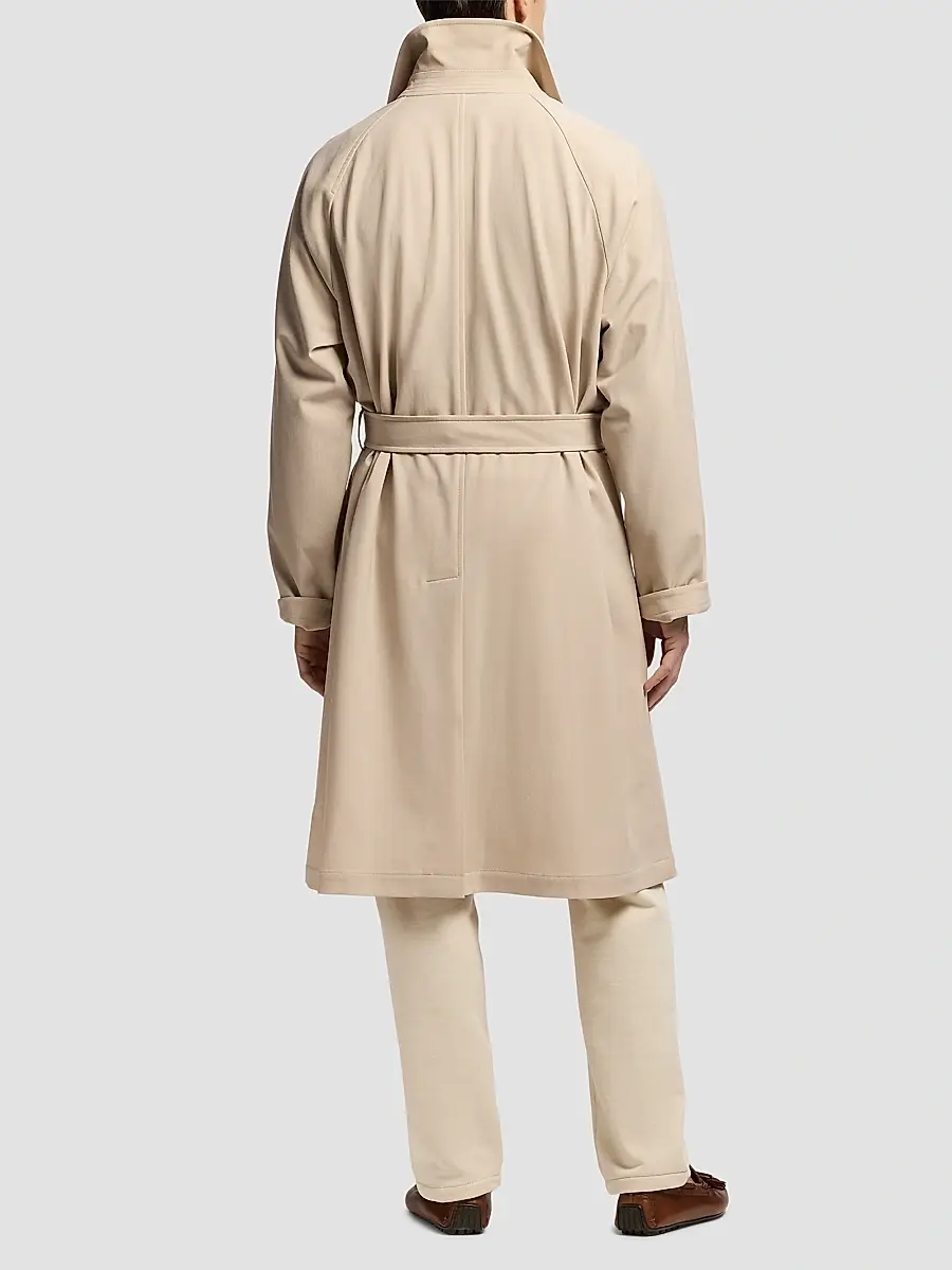 Ralph Lauren Purple Label Men's Hand-Tailored Wool-Blend Balmacaan Coat | Thumbnail 2 Ralph Lauren Purple Label Men's Hand-Tailored Wool-Blend Balmacaan Coat | Thumbnail 2