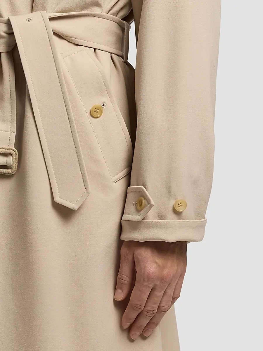 Ralph Lauren Purple Label Men's Hand-Tailored Wool-Blend Balmacaan Coat | Thumbnail 6 Ralph Lauren Purple Label Men's Hand-Tailored Wool-Blend Balmacaan Coat | Thumbnail 6