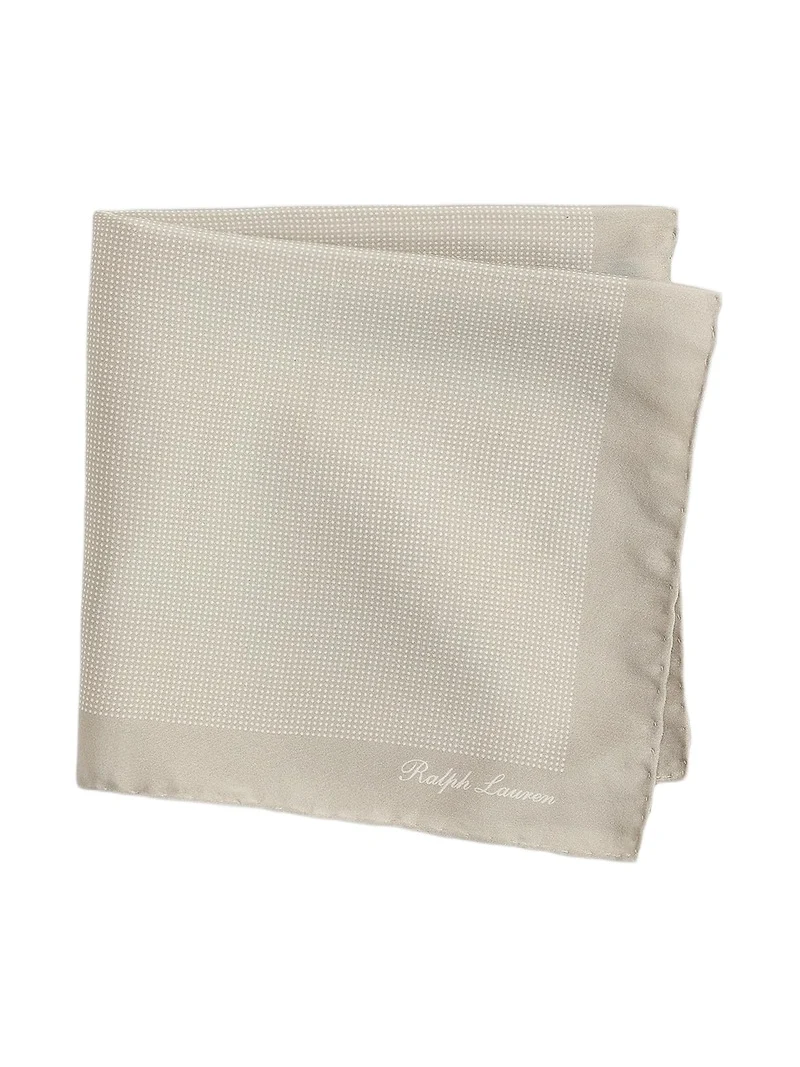 Men's Micro-Dot Silk Pocket Square Men's Micro-Dot Silk Pocket Square